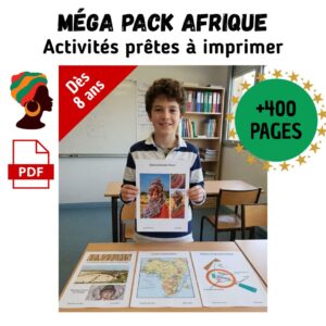 Pack Afrique “1 jour, 1 découverte” – 30 Énigmes type GOTD (410 pages) – CE2 CM1 CM2