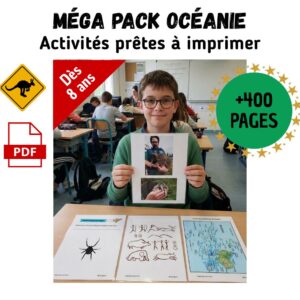 Pack Océanie “1 jour, 1 découverte” – 30 Énigmes type GOTD (491 pages) – CE2 CM1 CM2