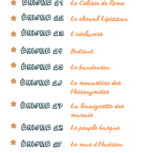 Pack Europe “1 jour, 1 découverte” – 30 Énigmes type GOTD (505 pages) – CE2 CM1 CM2