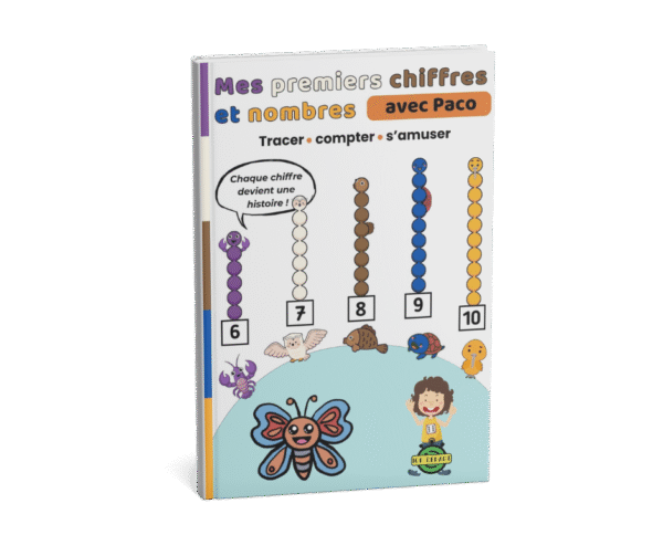 Couverture d'un fichier numérique pour apprendre les chiffres de 6 à 10