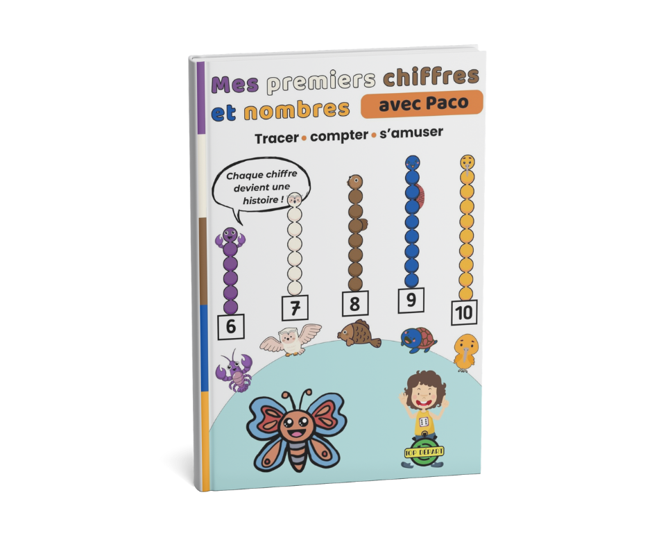 Couverture d'un fichier numérique pour apprendre les chiffres de 6 à 10