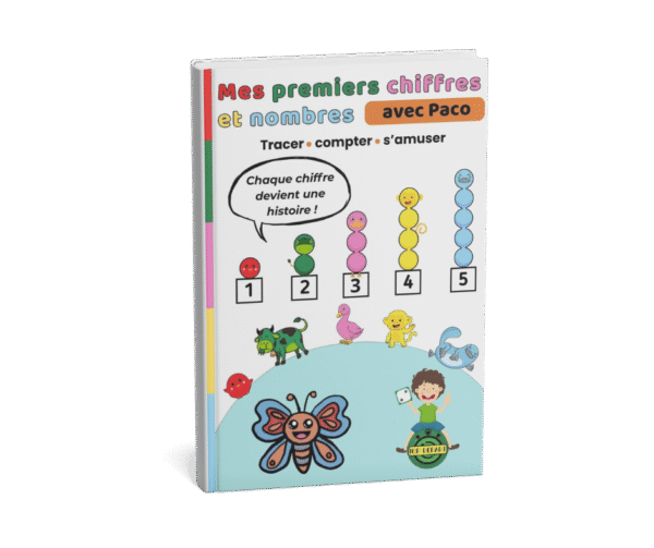 Couverture d'un fichier numérique pour apprendre les chiffres de 1 à 5 en maternelle