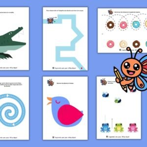 Graphisme Maternelle MS GS : 100+ Pages d’Activités Progressives avec Paco
