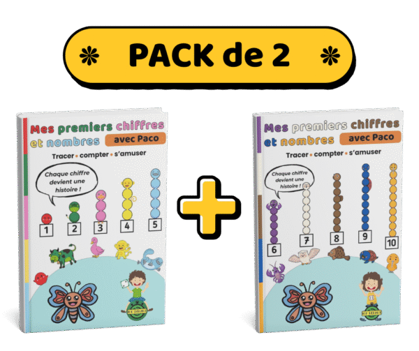 Dénombrement : Le pack Apprendre les chiffres 1 à 10 avec Paco