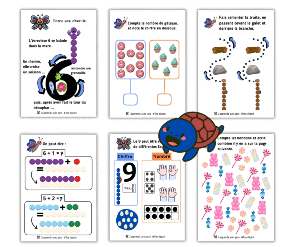 Dénombrement : Le pack Apprendre les chiffres 1 à 10 avec Paco – Image 4