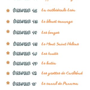 Pack Amérique du Nord “1 jour, 1 découverte” – 30 Énigmes type GOTD (496 pages) – CE2 CM1 CM2