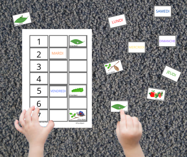 Explorer Le Monde Maternelle Apprendre Les Jours De La Semaine