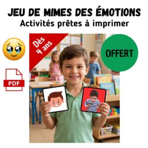 Jeu de mimes des émotions de base GRATUIT