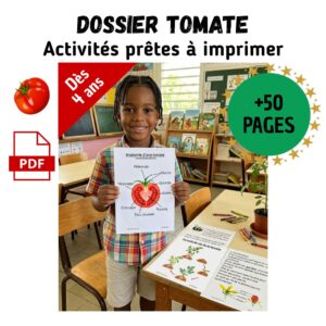 Dossier Tomate : +50 pages d’activités pédagogiques (GS, CP, CE1) à imprimer