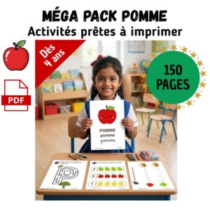 Cycle de vie de la Pomme : Pack Pédagogique (GS-CP-CE1) | 150 Pages PDF
