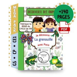 Cycle de vie de la Grenouille : Pack Pédagogique (GS-CP-CE1) | 140 Pages PDF