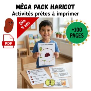 Cycle de vie du Haricot : Pack Pédagogique (GS-CP-CE1) | +100 Pages PDF