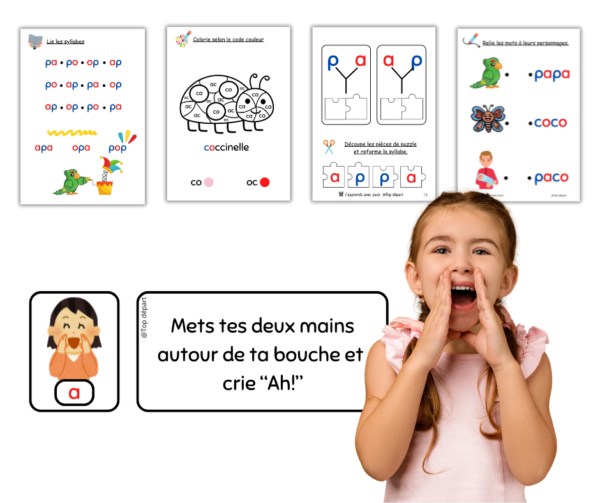 Apprendre à lire – Leçon 1 : Méthode ludique avec Gestes + Jeu interactif – Image 2