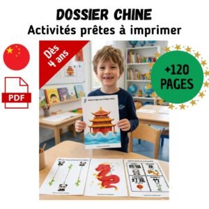 🐉 Activités Chine maternelle (PS, MS) à imprimer – Dossier pédagogique PDF de plus de 120 pages