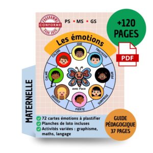 🦋 Émotions : Dossier Pédagogique Maternelle | 120 Pages PDF (ÉVAR 2025)