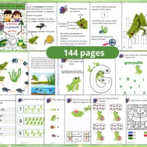 Cycle de vie de la Grenouille : Pack Pédagogique (GS-CP-CE1) | 140 Pages PDF