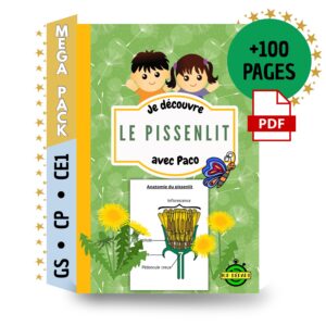 Cycle de vie du Pissenlit :  Pack Pédagogique (GS-CP-CE1) | 108 Pages PDF