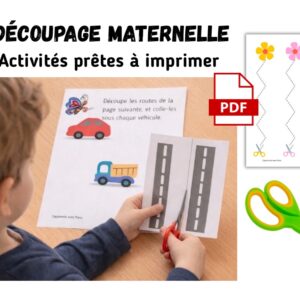 Fiches de découpage maternelle à imprimer – des activités ludiques pour développer la motricité fine