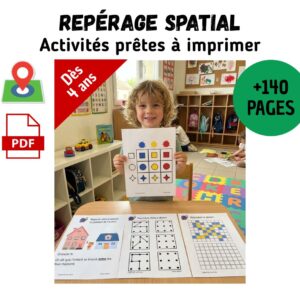 Fichier Repérage Spatial et Topologie MS/GS/CP – 145 fiches avec Paco le papillon (PDF)