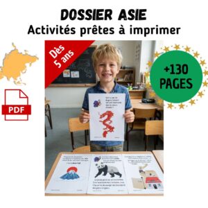 🐼 Asie : Dossier Pédagogique Maternelle & CP | 130+ Pages PDF