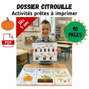 Dossier Citrouille : 90 pages d’activités pédagogiques (GS, CP, CE1) à imprimer