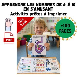 Mes premiers nombres (6 à 10) : Méthode ludique et sensorielle avec Paco – Dès 3 ans (PS/MS/GS)