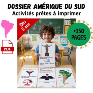 🦜Amérique du Sud : Dossier Pédagogique Maternelle & CP | 150+ Pages PDF