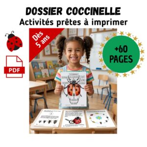 Dossier Coccinelle : +60 pages d’activités pédagogiques (GS, CP, CE1) à imprimer