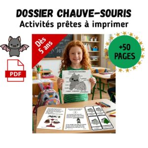 Dossier Chauve-Souris : +50 pages d’activités pédagogiques (GS, CP, CE1) à imprimer