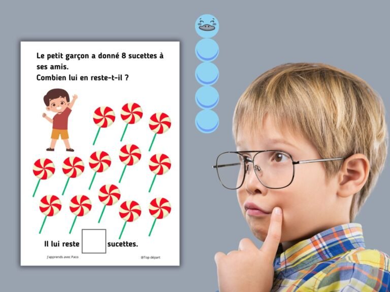 Calcul Maternelle GS CP : Additions & Soustractions (PDF) | Paco