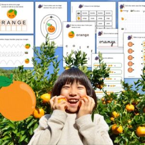 Cycle de vie de l&rsquo;Orange : Pack Pédagogique (GS-CP-CE1) | +160 Pages PDF