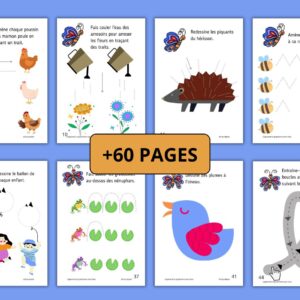 Graphisme Maternelle MS GS : 60+ Fiches de Motricité Fine avec Paco