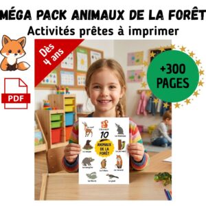 Activités Animaux de la Forêt Maternelle – Pack Complet (Album + Fichier)