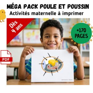 Cycle de vie de la Poule : Pack Pédagogique (GS-CP-CE1) | 178 Pages PDF