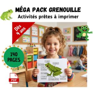 Cycle de vie de la Grenouille : Pack Pédagogique (GS-CP-CE1) | 140 Pages PDF