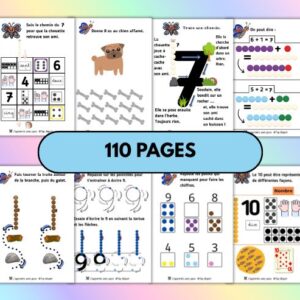 Mes premiers nombres (6 à 10) : Méthode ludique et sensorielle avec Paco – Dès 3 ans (PS/MS/GS)
