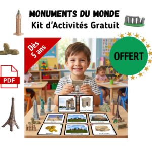 Kit Monuments du Monde : Cartes de Nomenclature & Activités PDF Gratuit