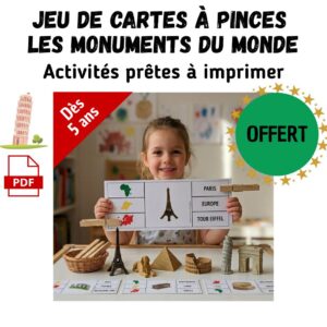 Atelier Monuments du Monde : Cartes à Pinces PDF Gratuit