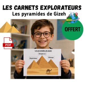 Les Carnets Explorateurs – Pyramides de Gizeh | Vidéo et activités à imprimer