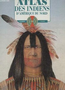 Portrait d'un chef indien sur la couverture du livre