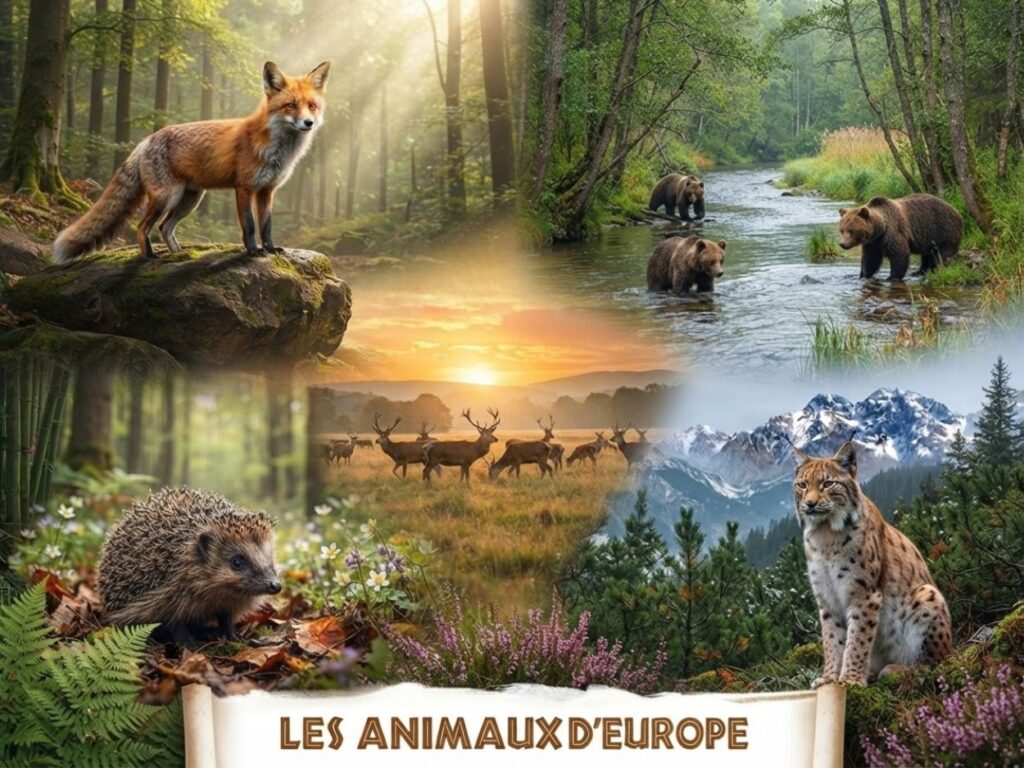 Les animaux emblématiques de la forêt européenne