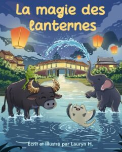 Livre pour enfants La magie des lanternes avec des animaux asiatiques