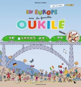 Couverture du livre En Europe avec la famille Oukilé pour enfants