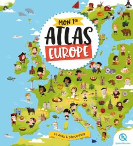 Carte illustrée de l'Europe tirée de l'Atlas de Quelle Histoire