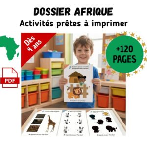 Activités Afrique maternelle (PS, MS) à imprimer – Dossier pédagogique PDF de plus de 120 pages