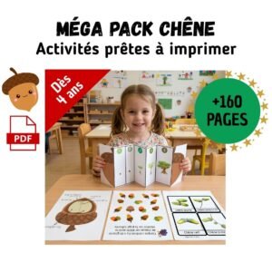 Cycle de vie du chêne : Pack Pédagogique (GS-CP-CE1) | 161 Pages PDF