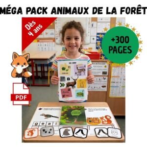 Animaux de la forêt en maternelle – Projet pédagogique clé en main | Album, activités, manipulations et audio
